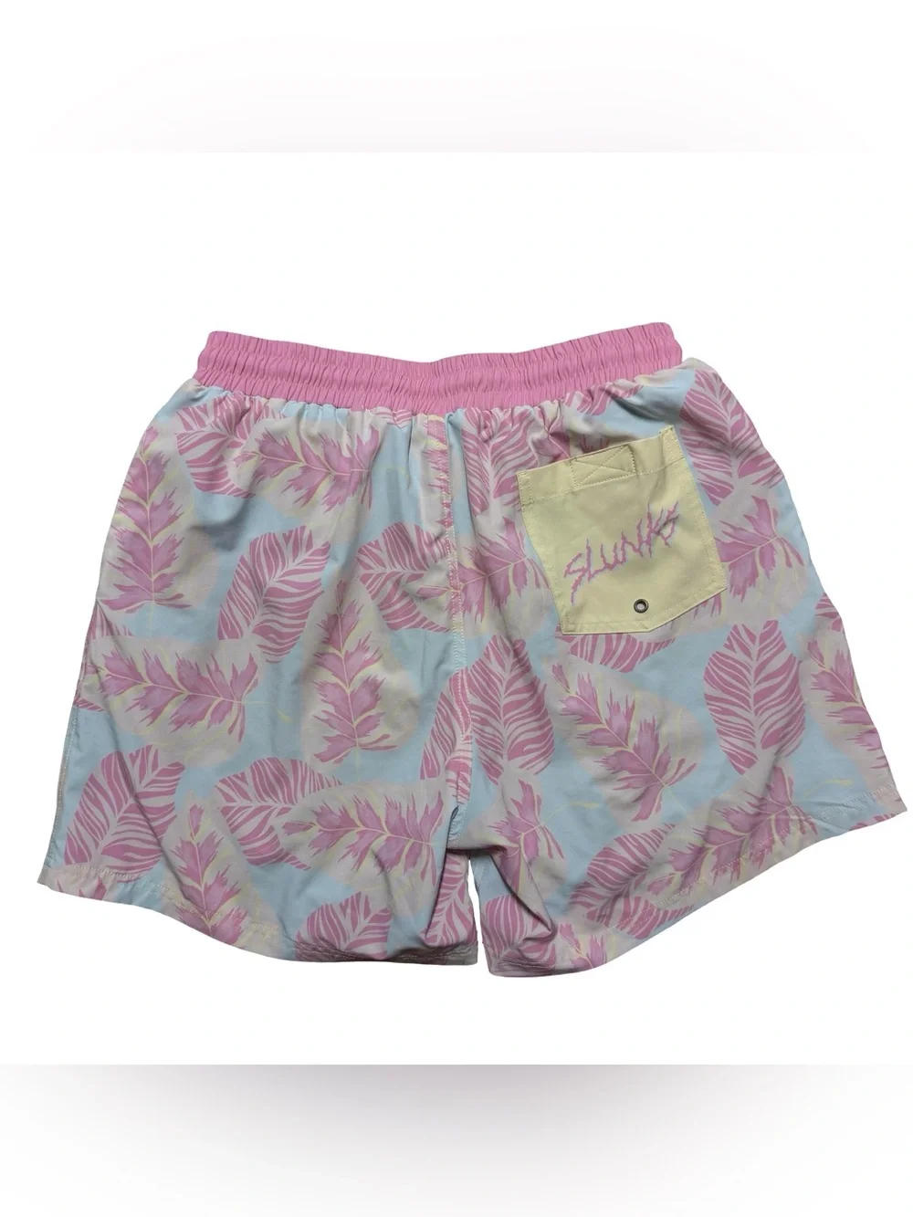 Mens Y2K Slunks Colorful Floral Lightweight Lined Pickleball Shorts Size L